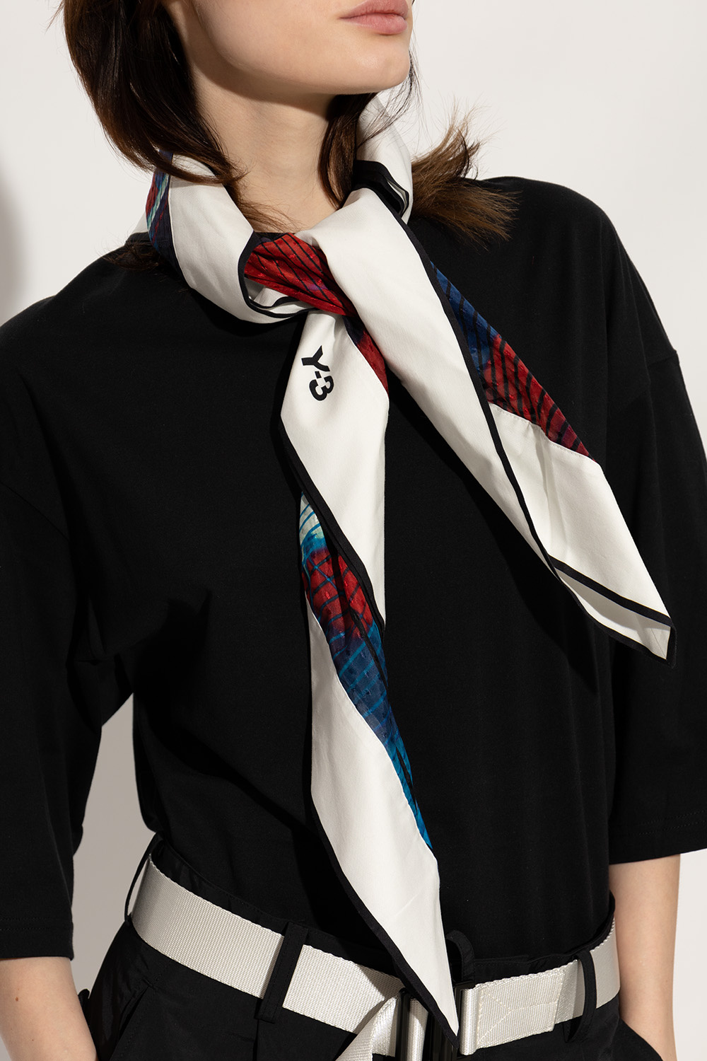 Multicolour Scarf with logo Y-3 Yohji Yamamoto - Vitkac Canada